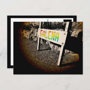 galena stoepbord briefkaart