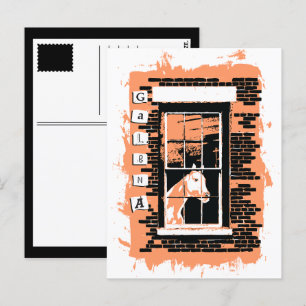 Galena Window Horse Briefkaart