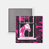 Galena Window Horse Magneet (Voorkant / Achterkant)