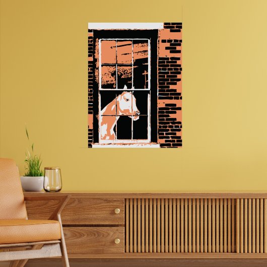 Galena Window Horse Poster (Woonkamer 2)