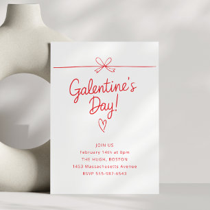Galentijnse Valentijnsdag Meisjes Party Vrienden R Kaart