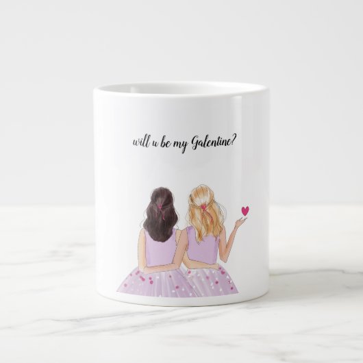 galentine extra grote beker (Voorkant)