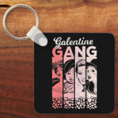 Galentine Gang Valentijnse Vrouwen Sleutelhanger (Voorkant)