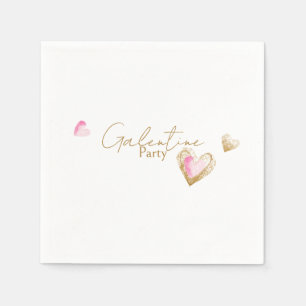 Galentine Party Heart Servet