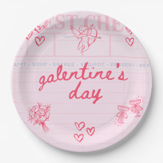Galentine’s Day Valentine Girly Invitation Papieren Bordje