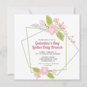 Galentines Brunch Chic Valentine's Day Invitation (Devant)