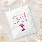Galentine's Brunch en Bubbly Favor Tassen Bedankzakje (Geknipt)