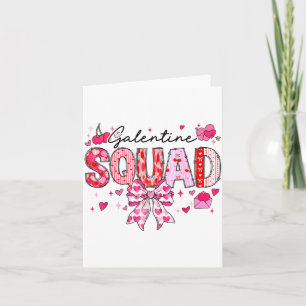 Galentines Dag Vrouwen Galentines Squad Grappige V Kaart