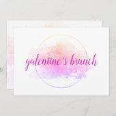 Galentines Day Brunch Friends Valentijnsdag Kaart (Voorkant / Achterkant)