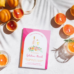 Galentine's Day Brunch Invitation Kaart