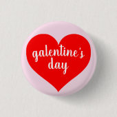 Galentine's Day Button Pin (Voorkant)