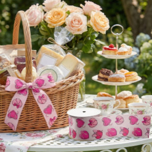 Galentine's Day Coquette Roze Strik Hart Cadeau Do Lint