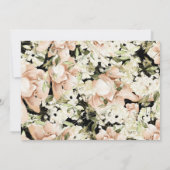 Galentine's Day Floral Invitation Card Kaart (Achterkant)