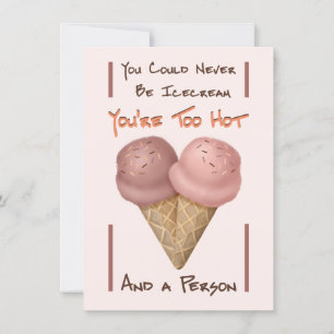 Galentine's Day Funny Icecream Card Feestdagenkaart