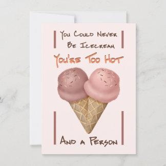Galentine's Day Funny Icecream Card Feestdagenkaart