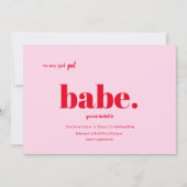 Galentine's Day Invitation Design Kaart (Voorkant)