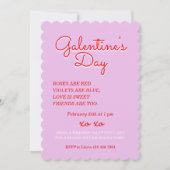 Galentine's Day Invitation Design Kaart (Voorkant)
