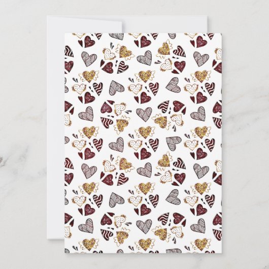 Galentine's Day Lunch Invitation Kaart (Achterkant)