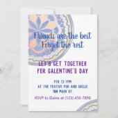 Galentine's Day Mandala Kaart (Voorkant)