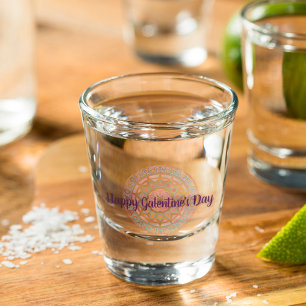 Galentine's Day Mandala Shot Glas