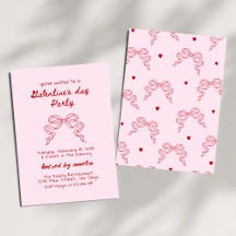 Galentine's Day Party Coquette Bow