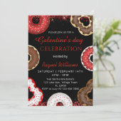 Galentine's Day Party Donuts Invitation (Debout devant)
