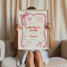 Galentine's Day Party Downloadable Welcome 