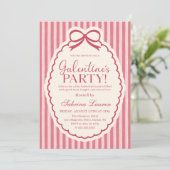 Galentine's Day Party Girls Valentine Invitation (Debout devant)