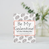 Galentine's Day Post Card Briefkaart (Staand voorkant)