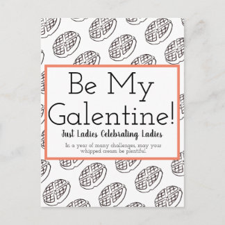 Galentine's Day Post Card Briefkaart