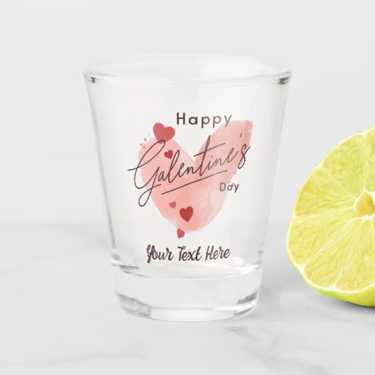 Galentine's Day Tourné de verre personnalisé (Devant)