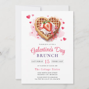 Galentine's Day Valentijn Brunch Uitnodiging