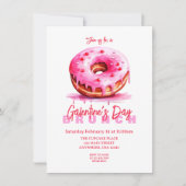Galentine's Day Waterverf Donuts Kaart (Voorkant)