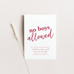 Galentines Dîner Valentine Filles Invitation de nu