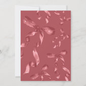 Galentines Girls Night Party Bow Kaart (Achterkant)