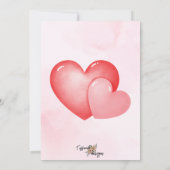 Galentine's Girl's Night Party Uitnodiging (Achterkant)