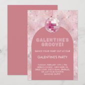 Galentine's Groove party Kaart (Voorkant / Achterkant)