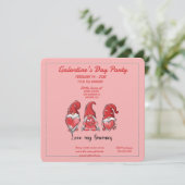 Galentine's Love My Gnomies Party Invitation (Debout devant)