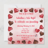 Galentine's Meisjesavond Kaart (Voorkant)
