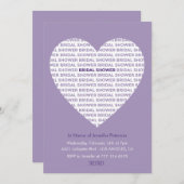 Galentines nuptiale invitation mariée élégante (Devant / Derrière)