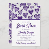 Galentines nuptiale invitation Moderne (Devant / Derrière)