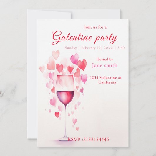 galentines partie Invitation (Devant)