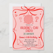 Galentine's party Invitation (Devant)