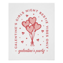 Galentine's party valentijnen bestie coquette