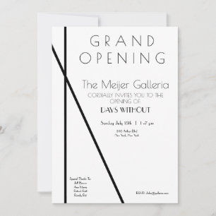 Galerie Contemporaine Grande Invitation D'Ouvertur