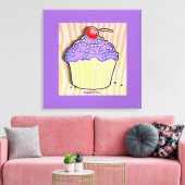 Galerie Cupcake de raisins toile enveloppée (Insitu(Salon))