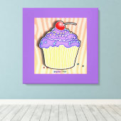 Galerie Cupcake de raisins toile enveloppée (Insitu (Plancher de Bois))