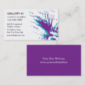 Galerie d'art Carte de visite (Devant / Derrière)