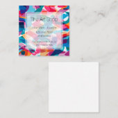 Galerie d'art tendance Carte de visite (Devant / Derrière)