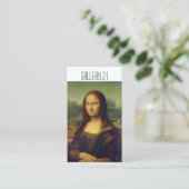 Galerie d'artistes Carte de visite classique (Debout devant)